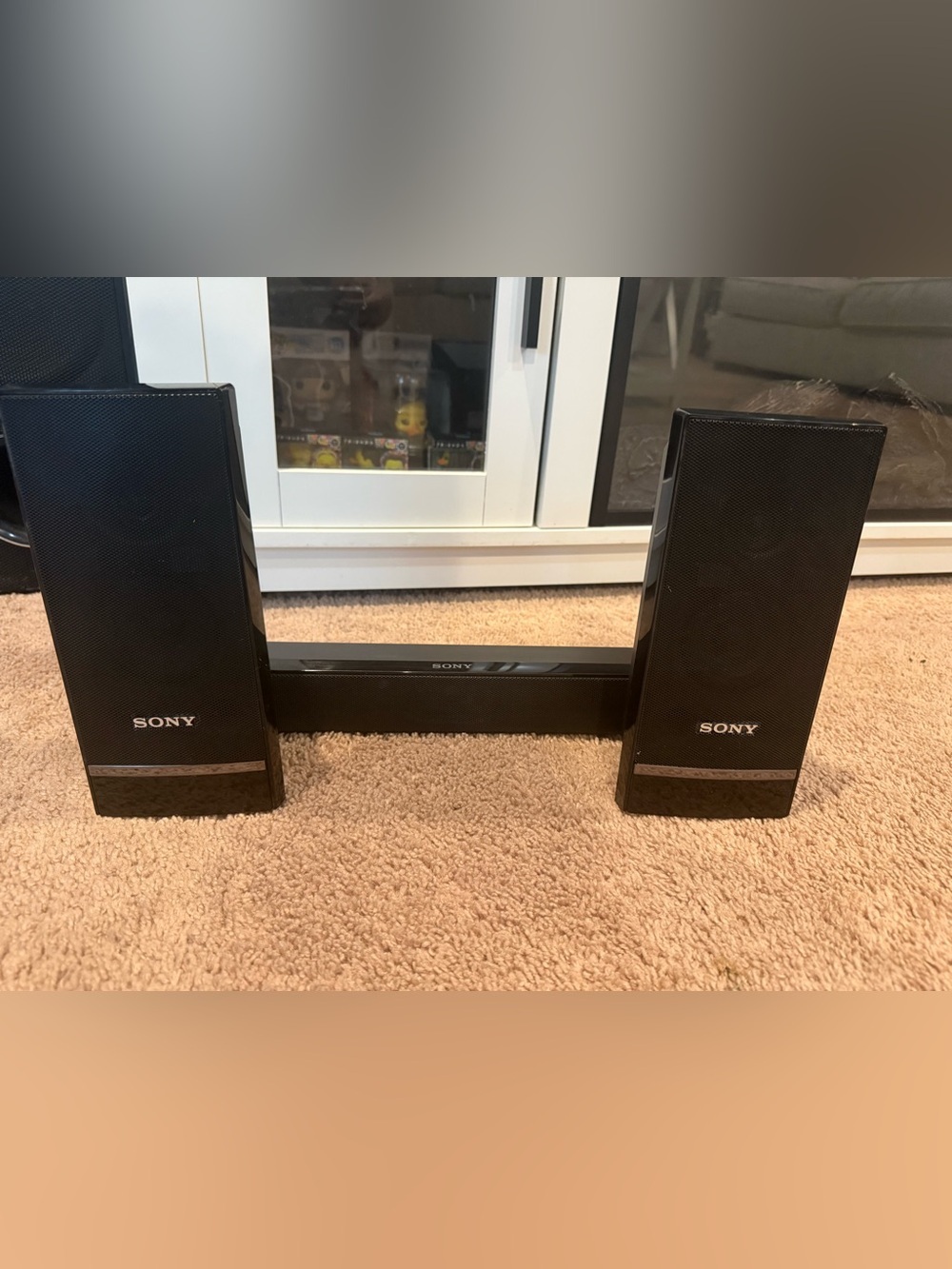 Sony Speakers MODEL NO. SS-CTB91 & Sound Bar  MODEL NO. SS-CTB91 no cables